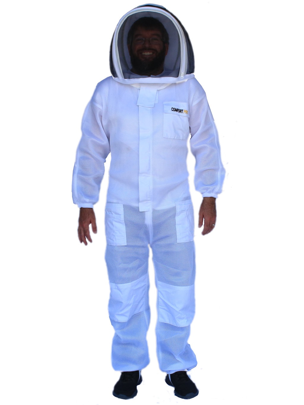 Ventilated Bee Suit with Fencing Veil – Full Suit